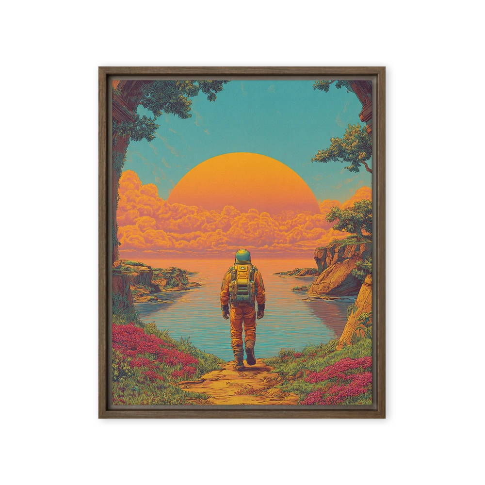Cosmic Wanderer's Dawn | Art Print