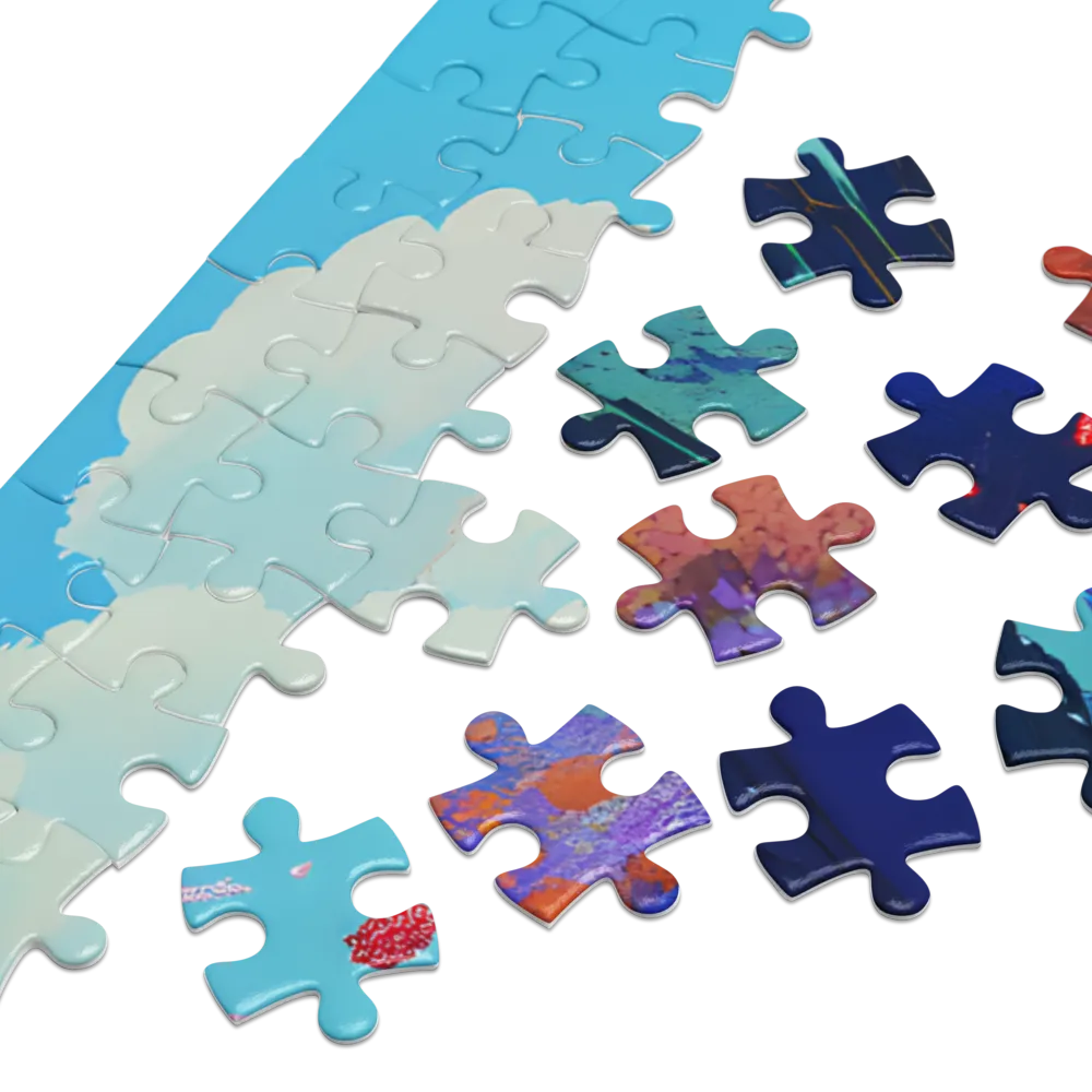 Ethereal Bloom Ascent 
 Jigsaw Puzzle in Tin Box