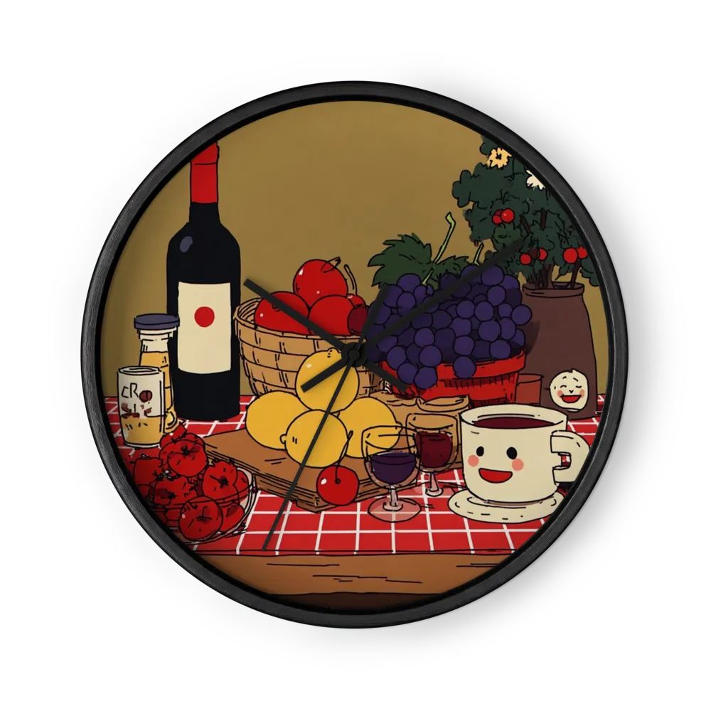 Whimsical Tabletop Still Life | Wall Clock