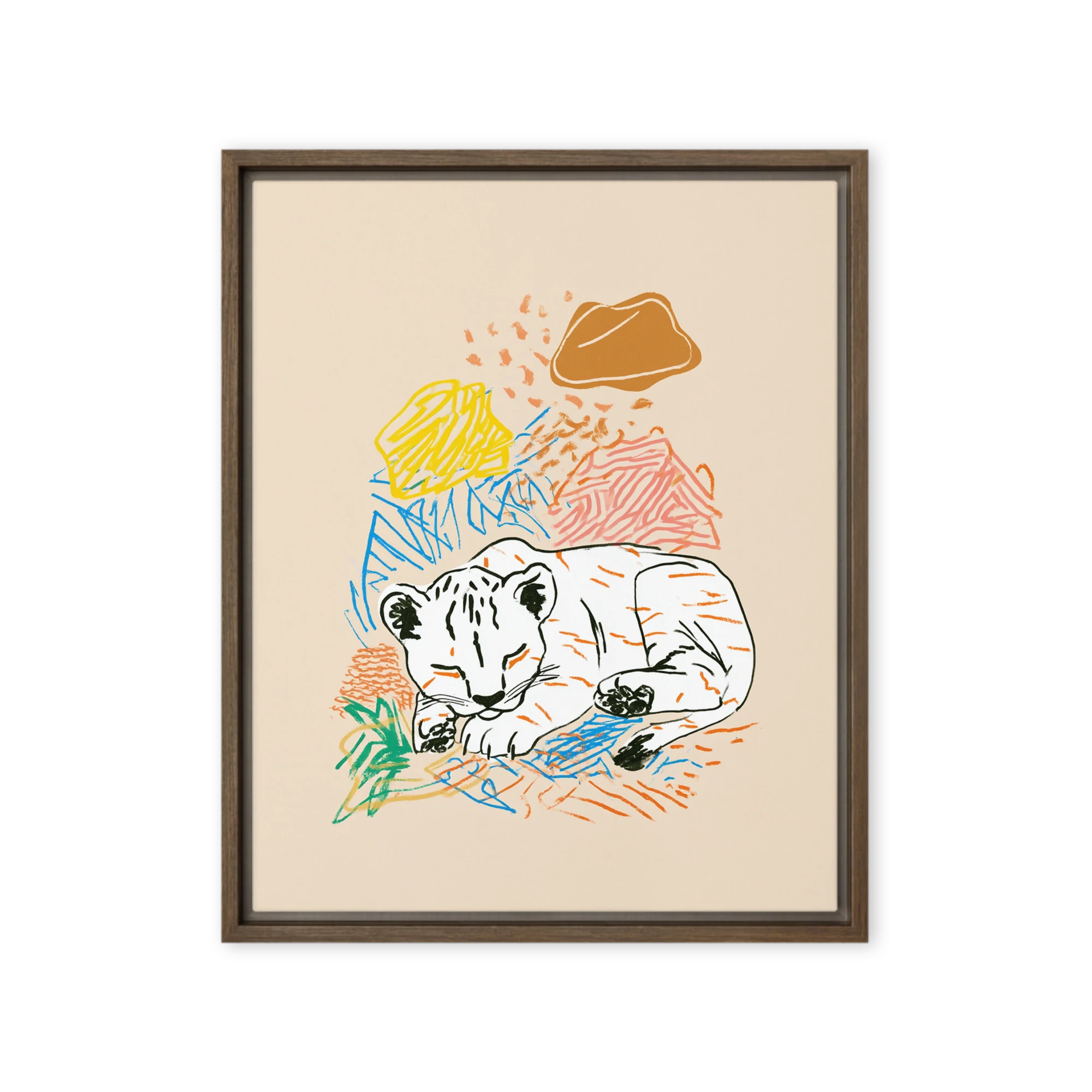 Dreaming Tiger Cub