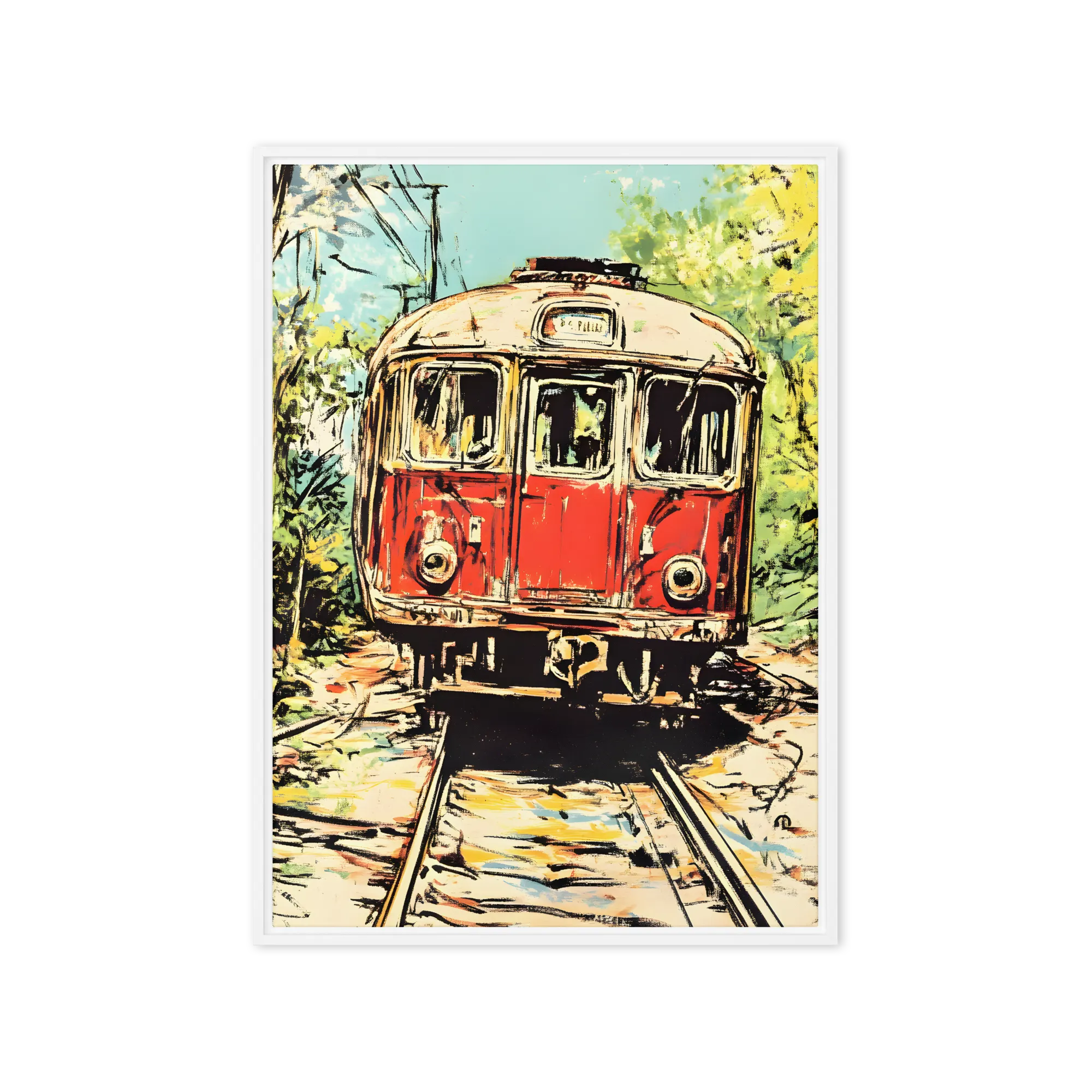 The Red Trolley's Path