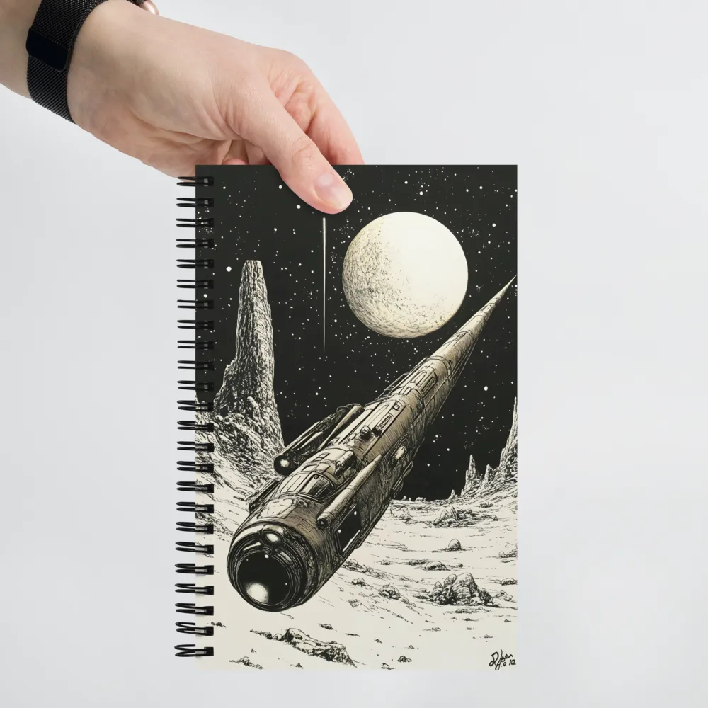 Cosmic Landing 
 Spiral Notebook | 140 pages
