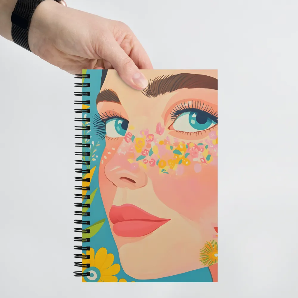 Flowering Gaze 
 Spiral Notebook | 140 pages