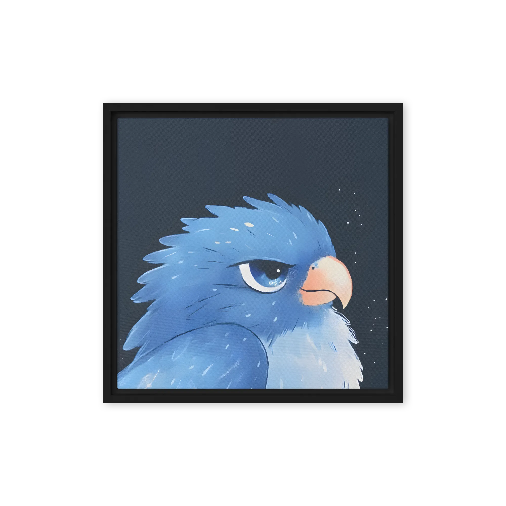 Watchful Blue Hawk | Art Print