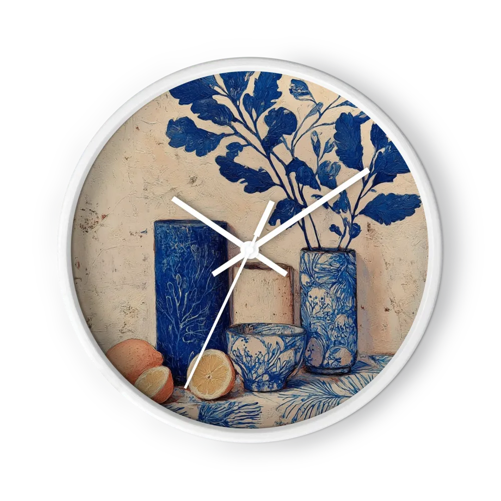 Blue Foliage and Lemons