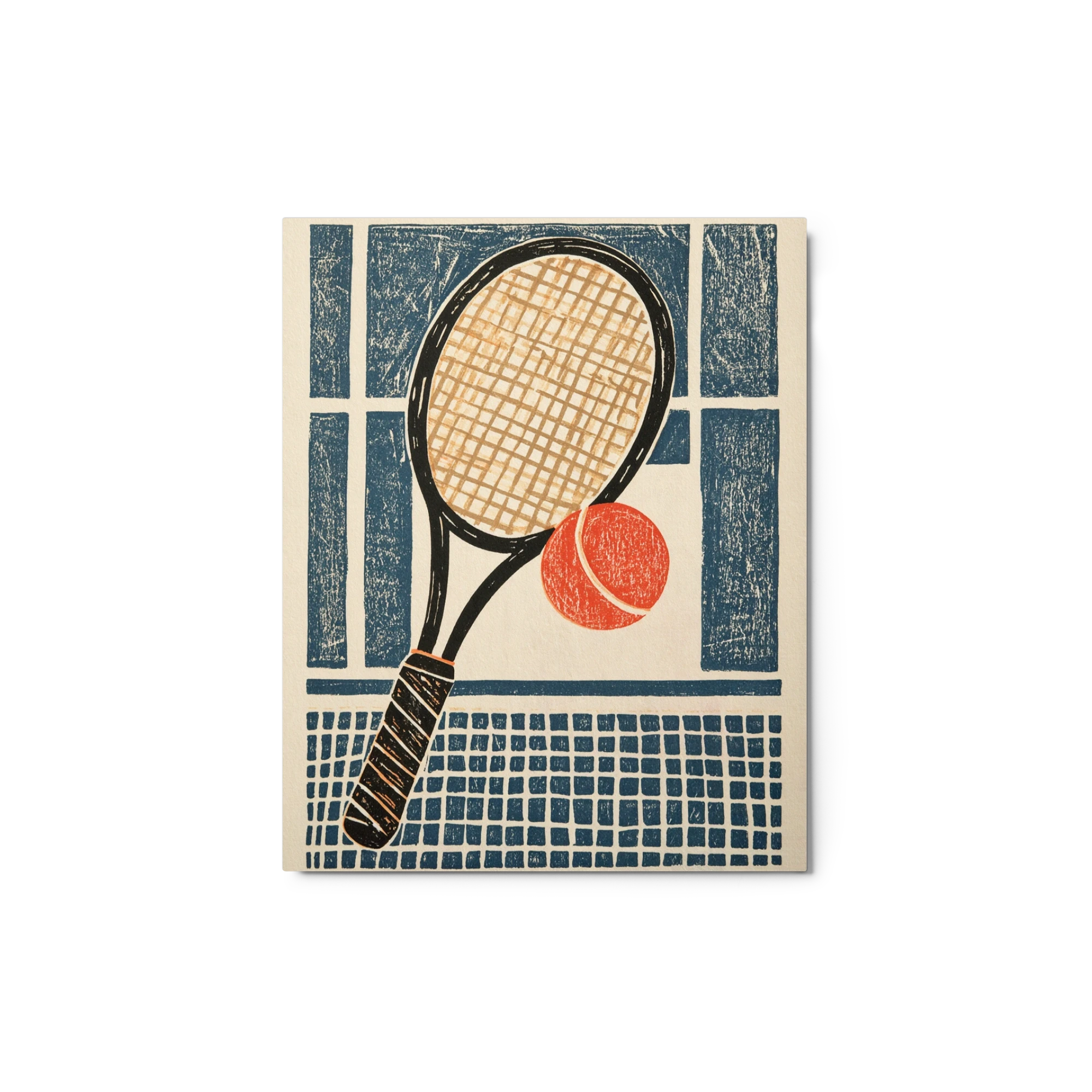 Vintage Tennis Match | Art Print