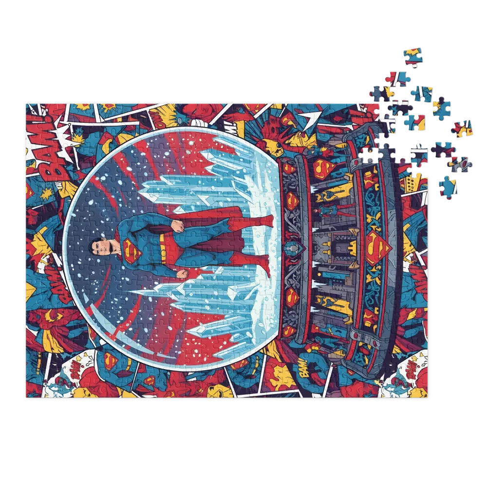 Man of Steel Snow Globe