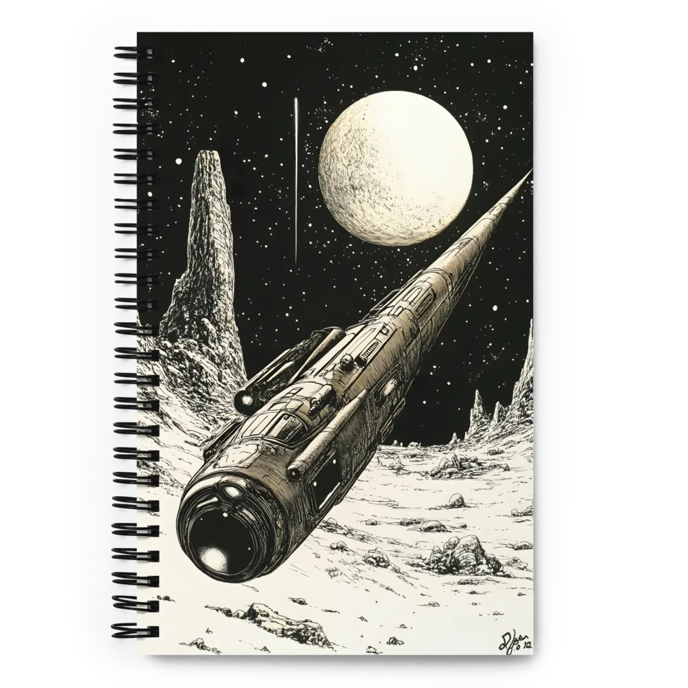 Cosmic Landing 
 Spiral Notebook | 140 pages