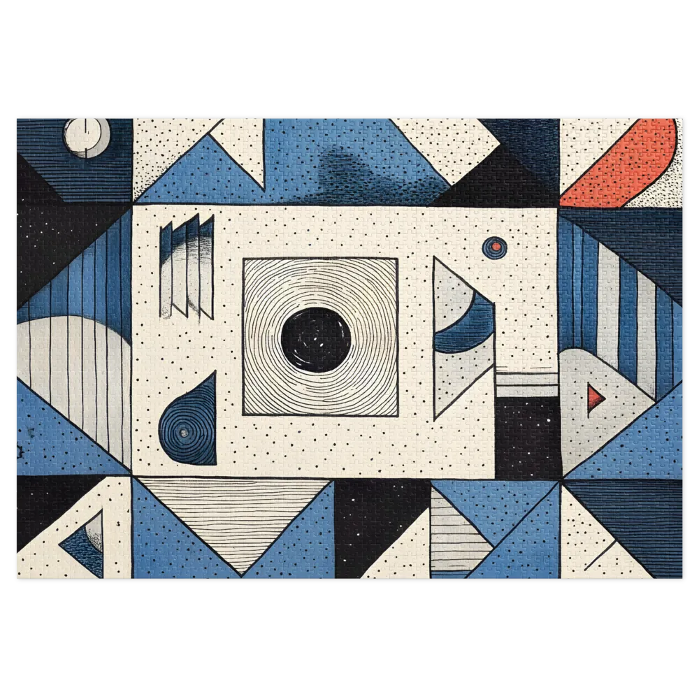 Cosmic Geometry 
 Jigsaw Puzzle in Tin Box