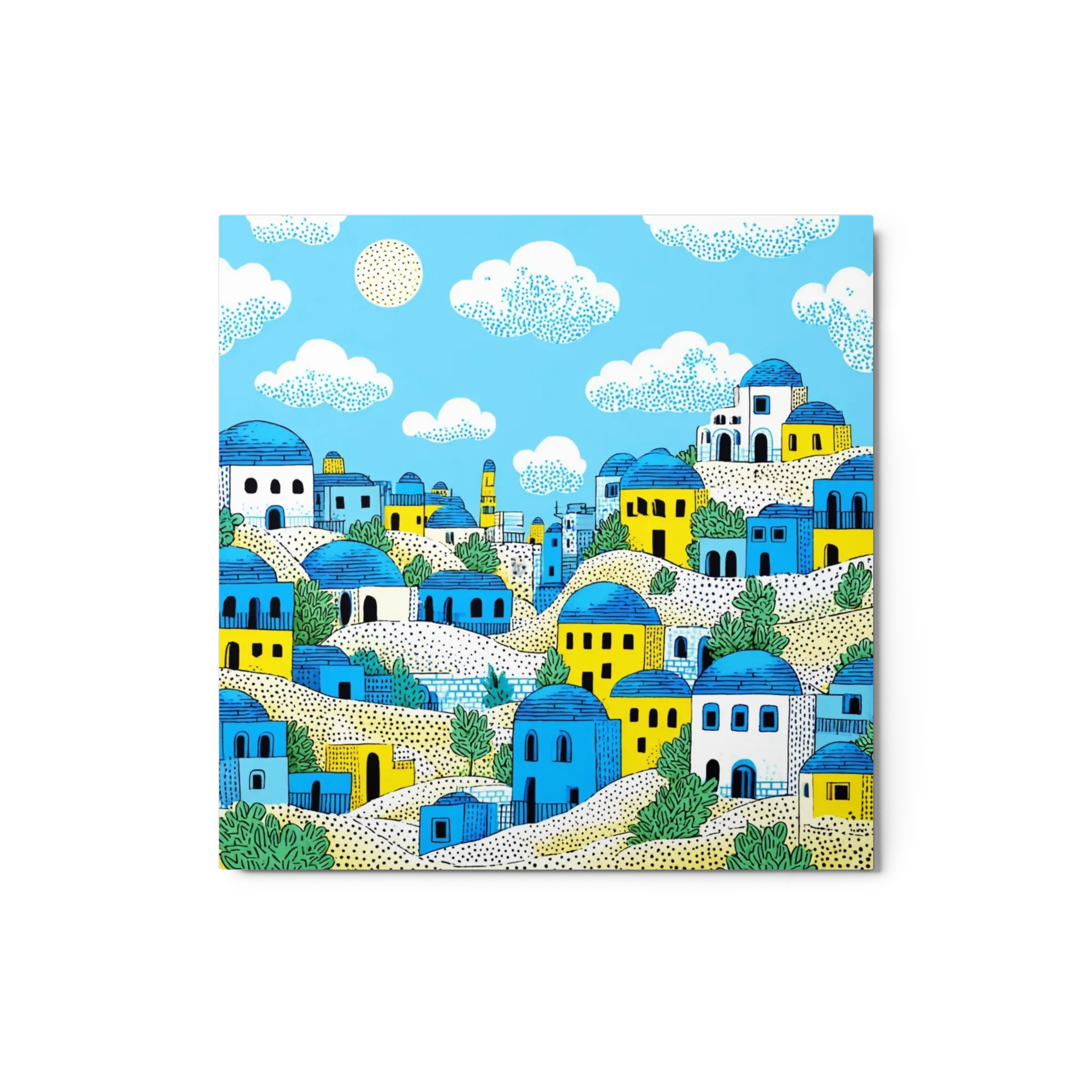 Sonnenschein auf Santorini