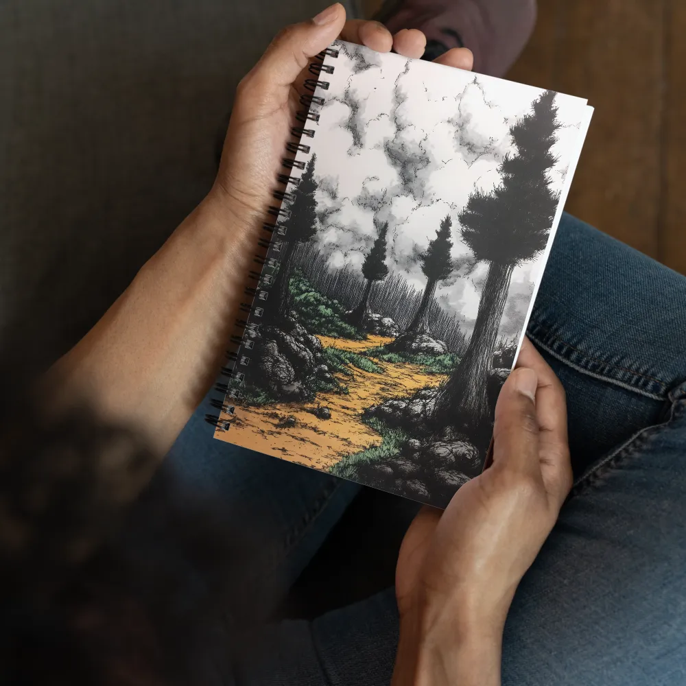 Whispers of the Forest Path 
 Spiral Notebook | 140 pages