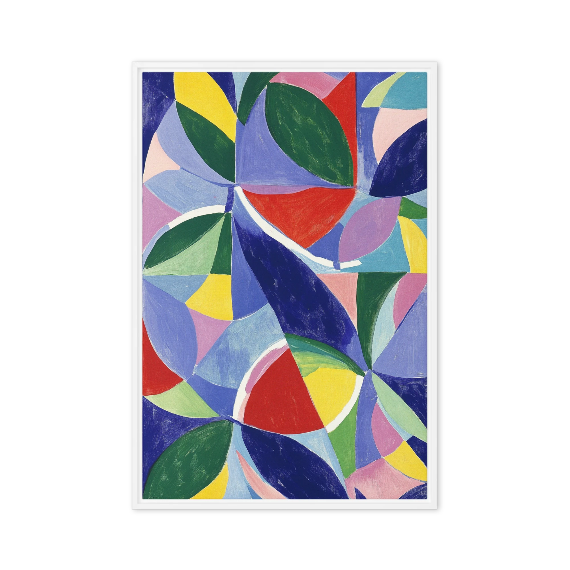 Interlocking Abstract Shapes | Art Print