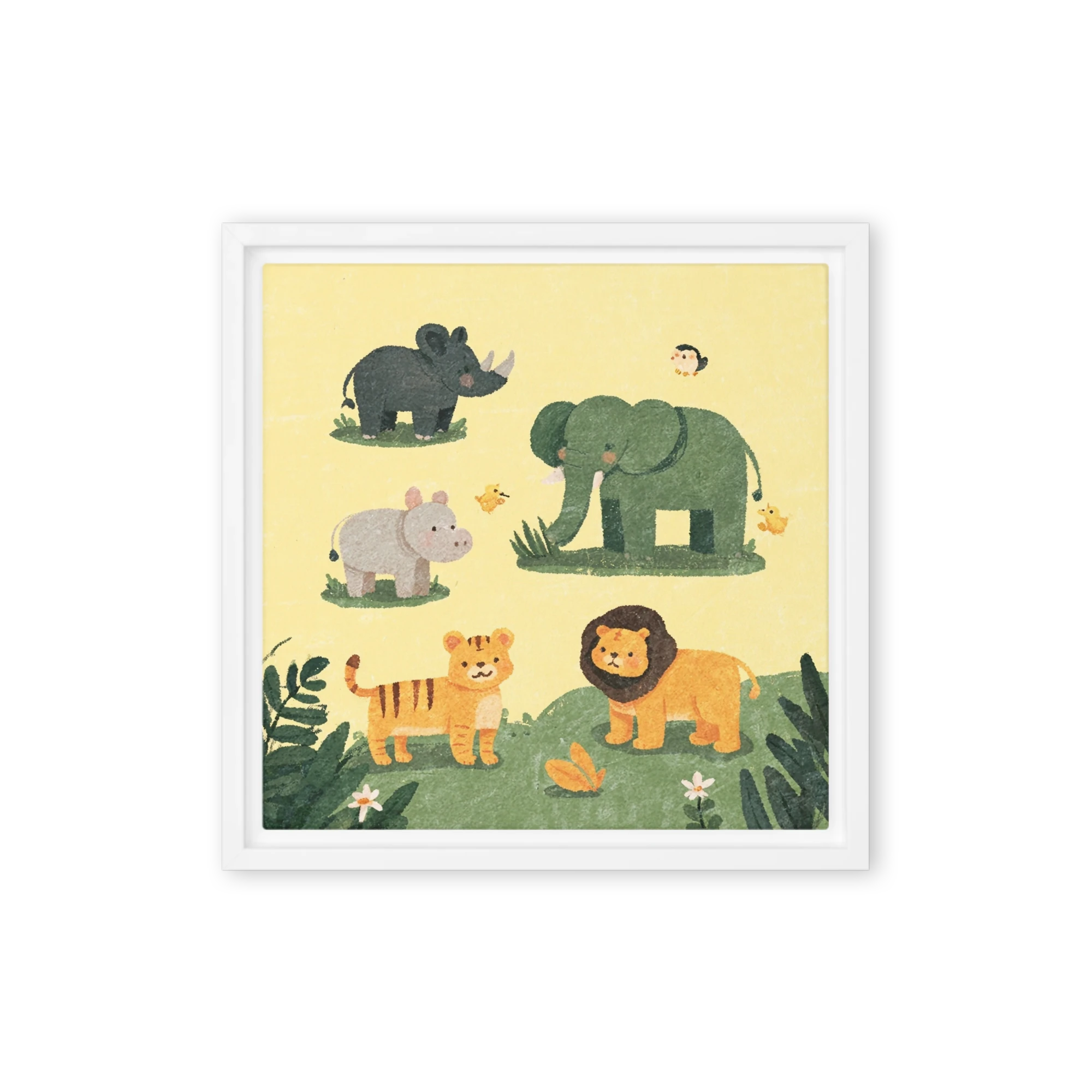 Cute Safari Animals Illustration