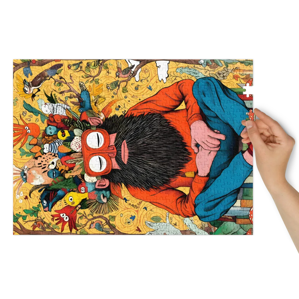 Bird‑Crowned Sage | Jigsaw Puzzles