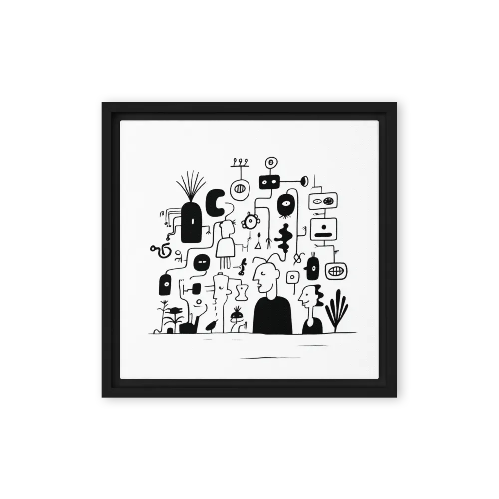 The Curious Collective 
 Canvas | 18″x 18″