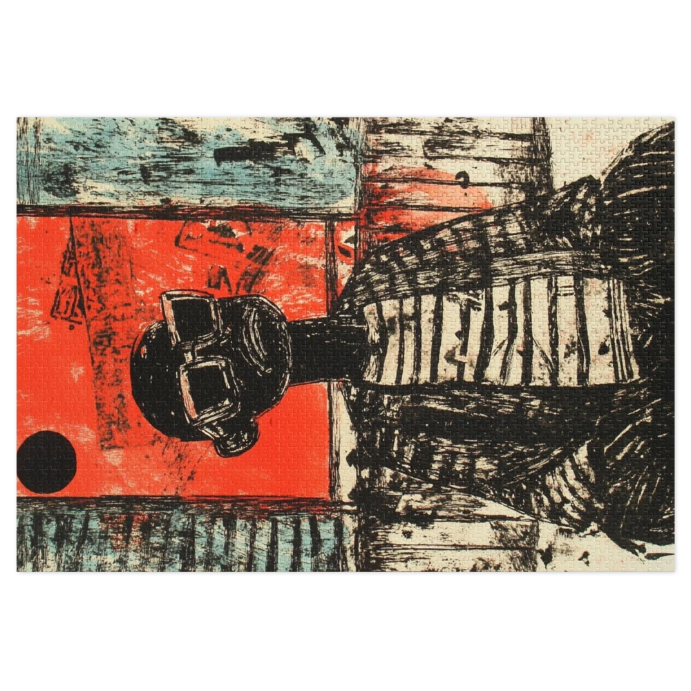 Solitary Vision in Red | Jigsaw Puzzles