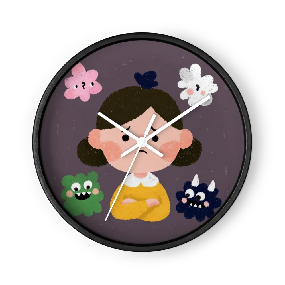 Worried Little Mind | Wall Clock