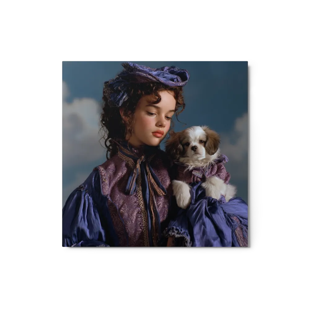 The Companion in Violet 
 Canvas | 26″x 26″