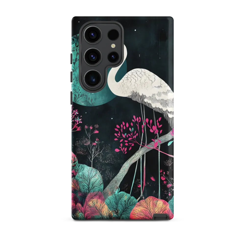 Enchanted Heron Night | Phone Case