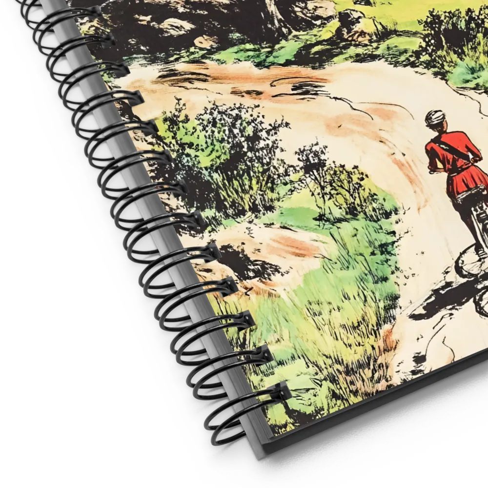 Journey Through Green Hills 
 Spiral Notebook | 140 pages
