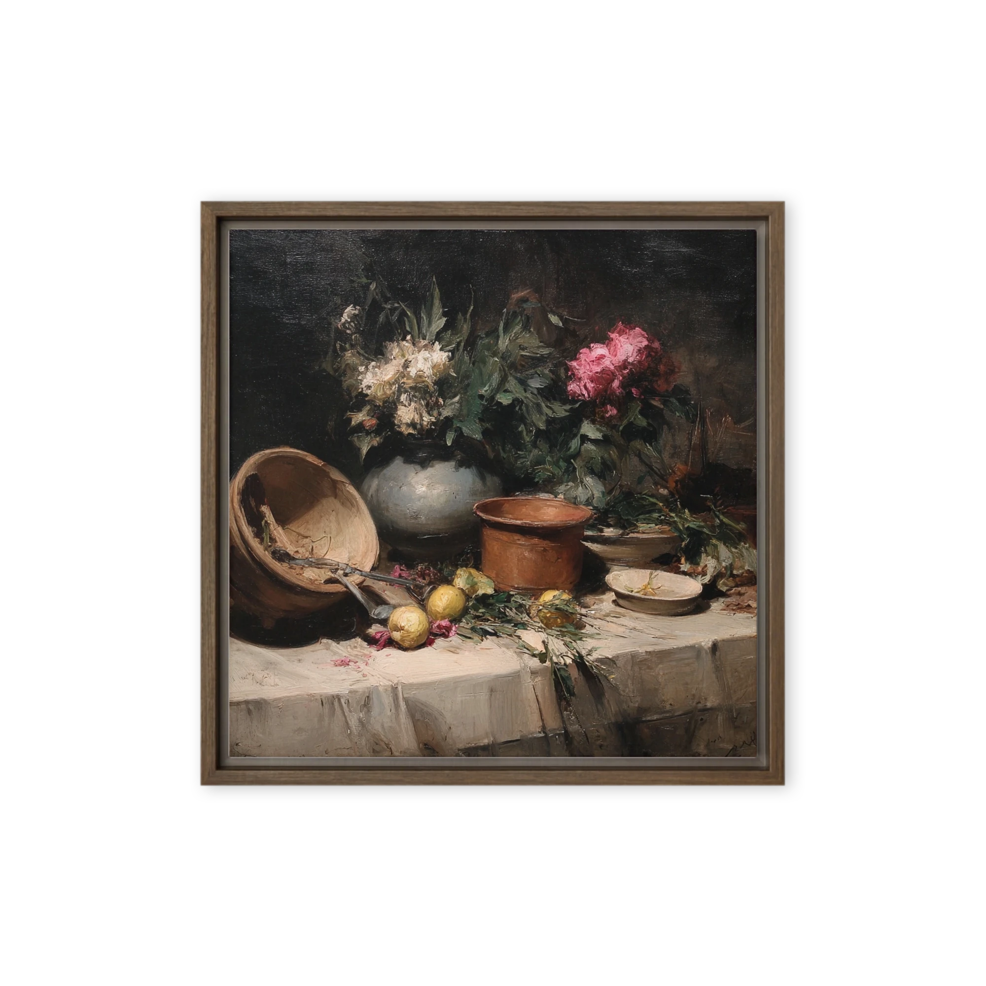 Still Life with Flowers and Lemons