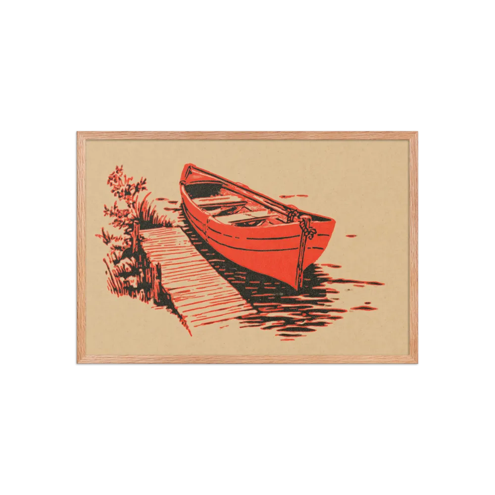 Crimson Ink and Linocut Vignettes — Stippled relief printing