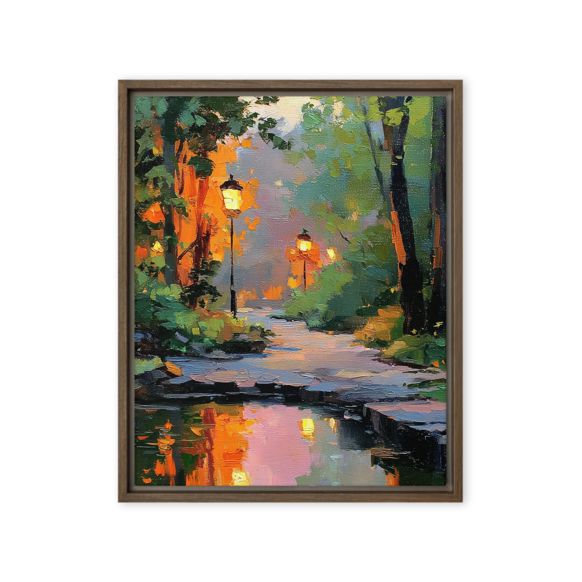 Lamplight Reflections