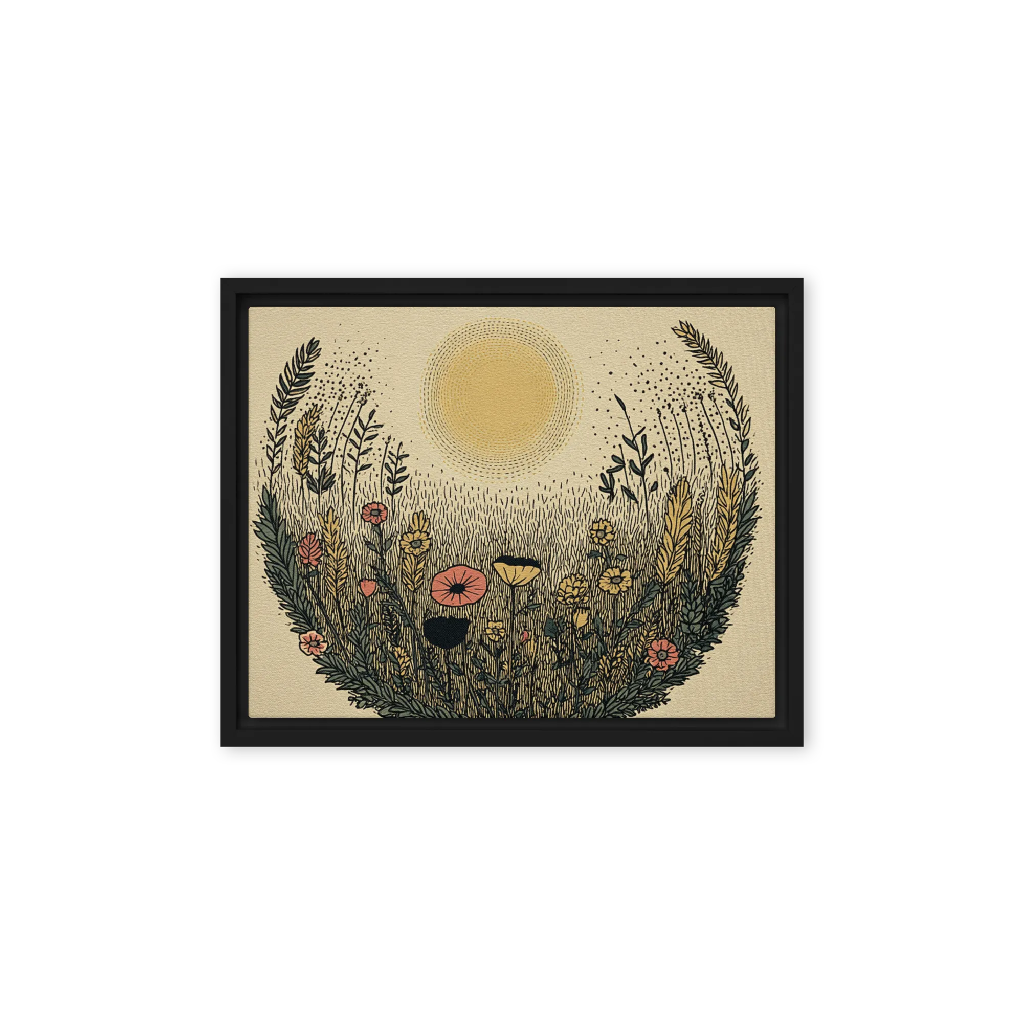 Solstice Meadow 
 Canvas with Black Frame