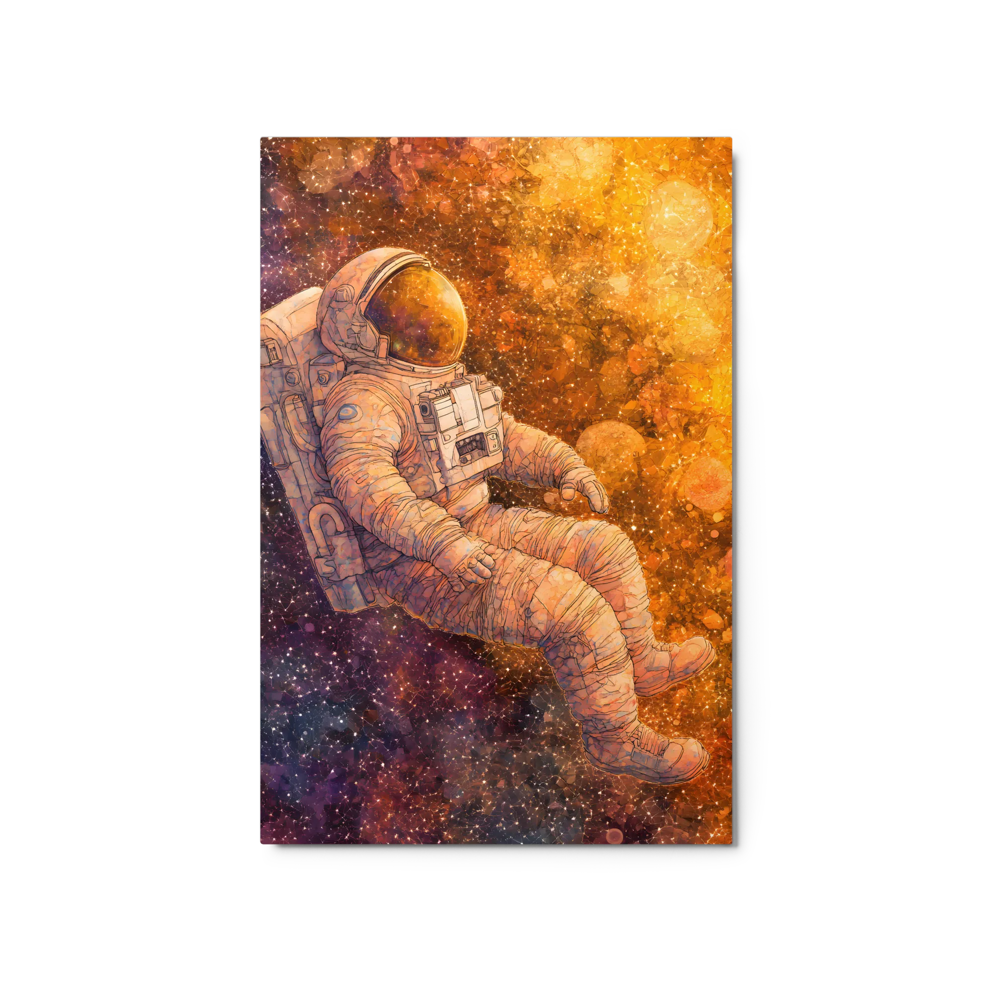 Astronauta Mosaico Cosmico