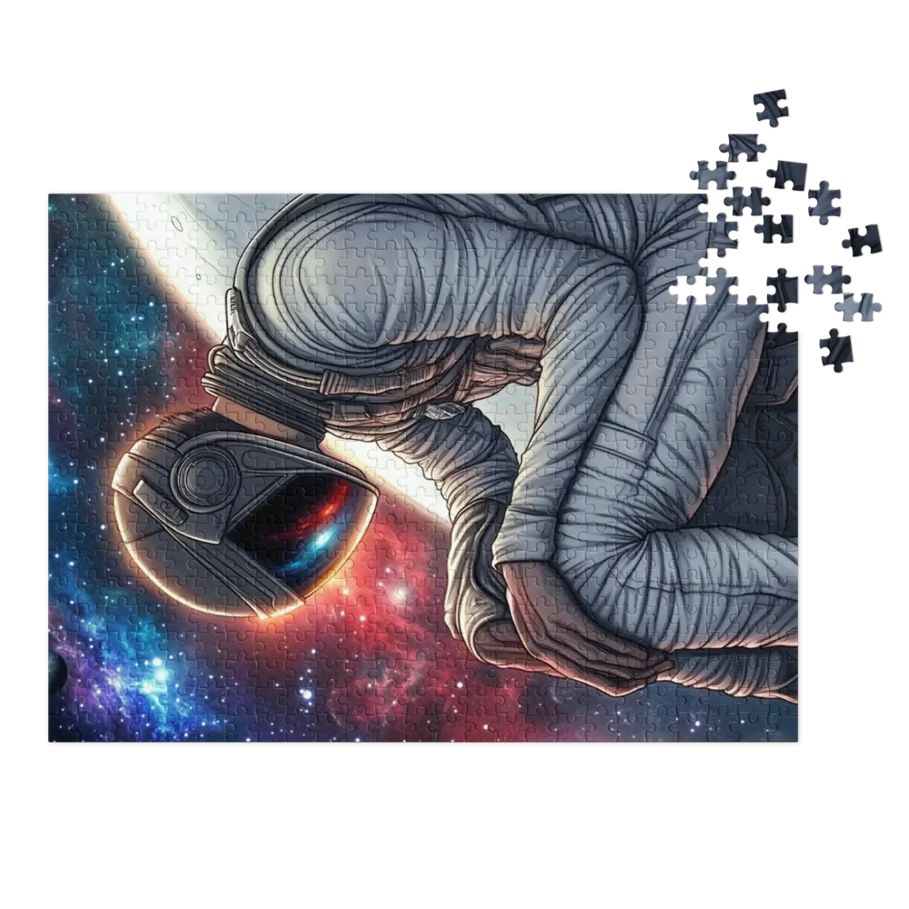 The Lonely Cosmos 
 Jigsaw Puzzle in Tin Box
