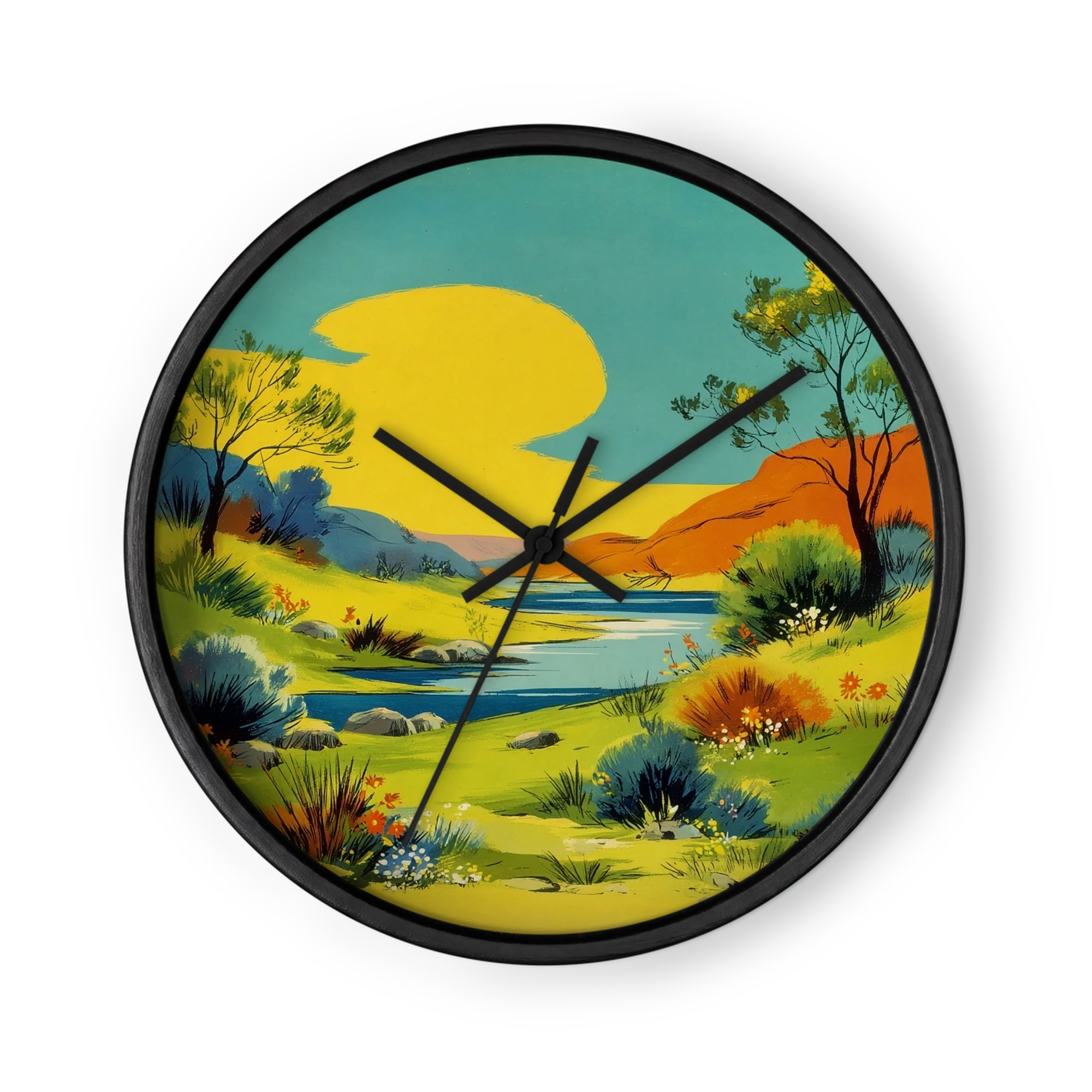 Golden Sun and Winding River