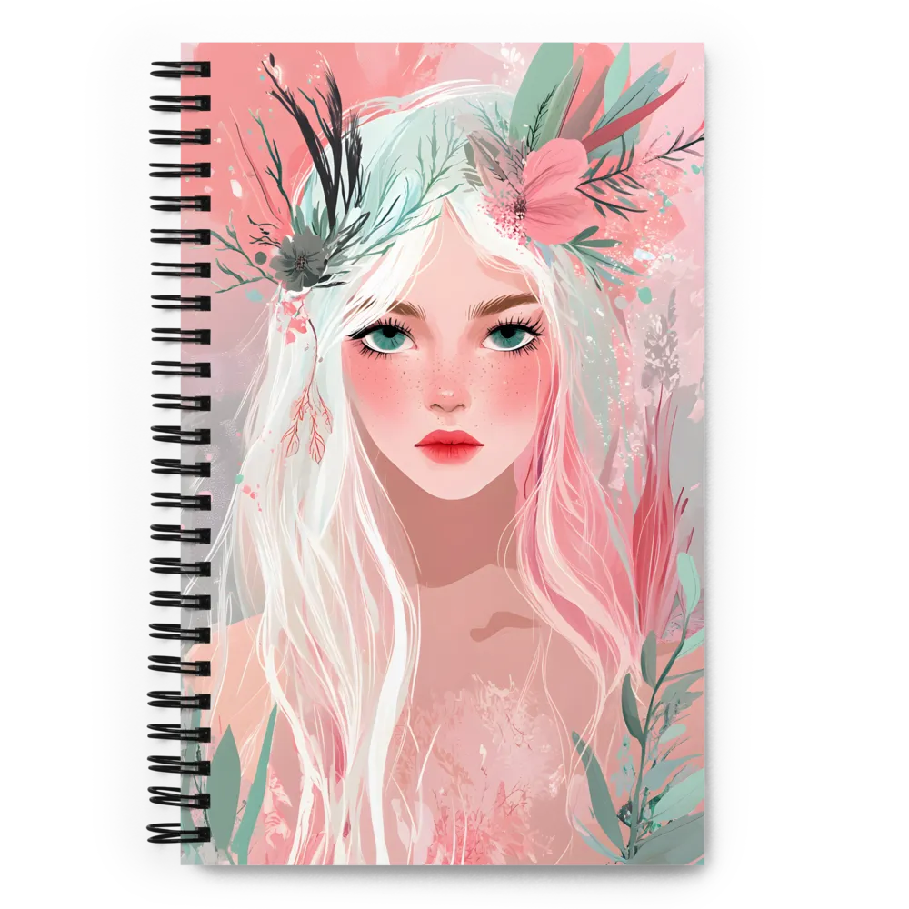 Ethereal Bloom 
 Spiral Notebook | 140 pages