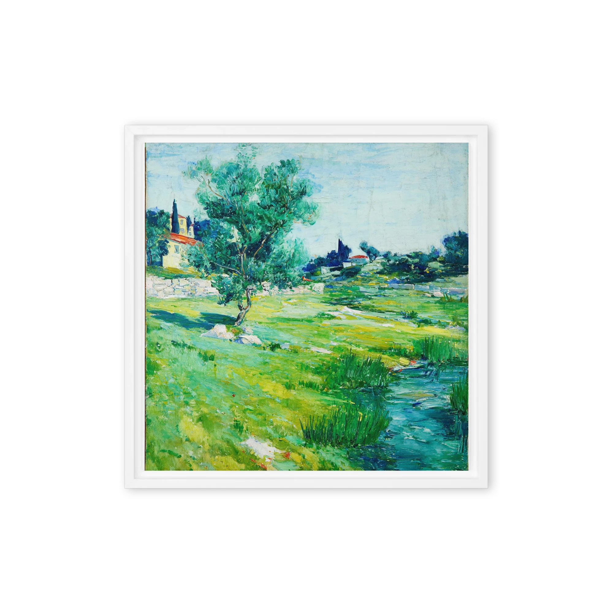 Sunlit Green Meadow