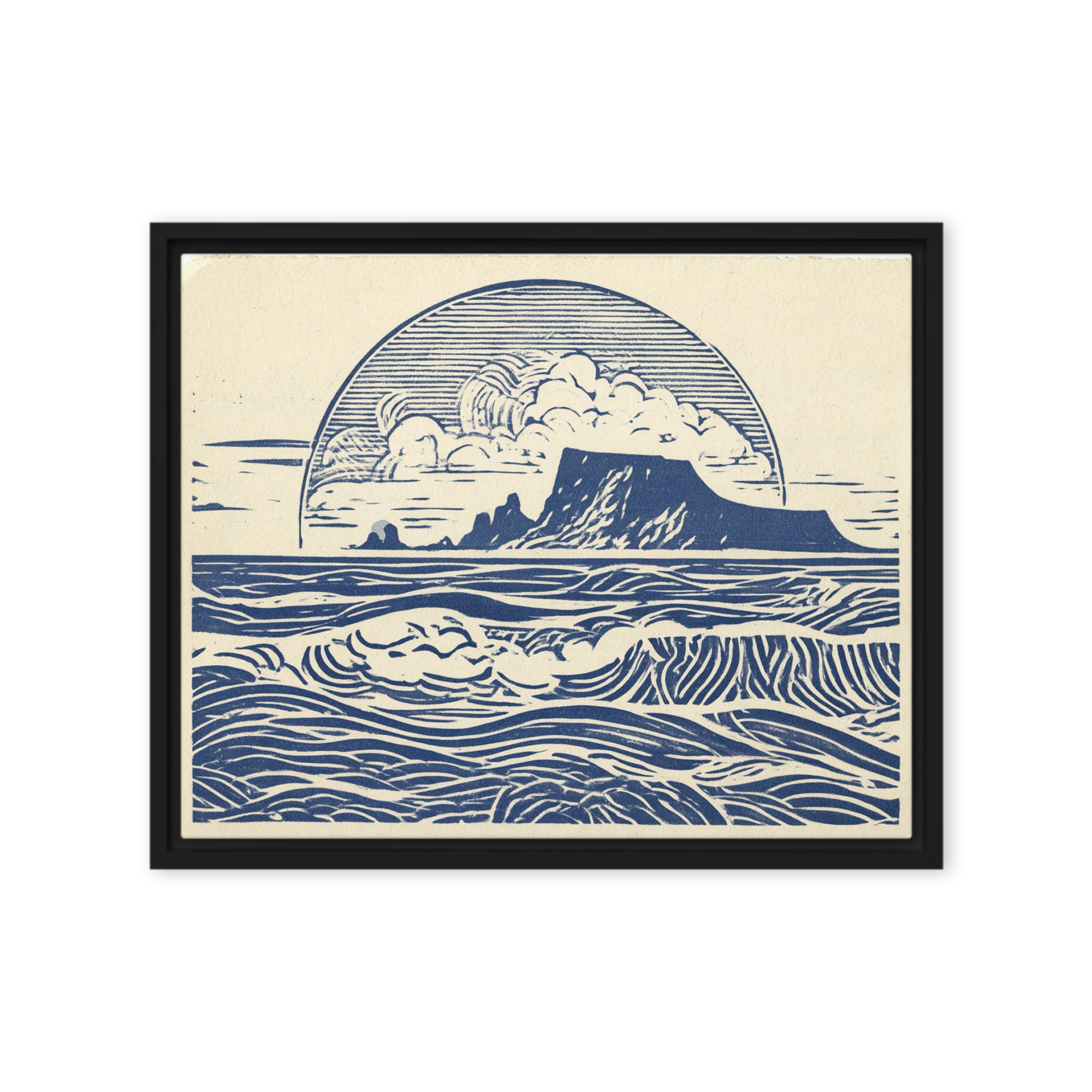 Ocean Waves at Dusk