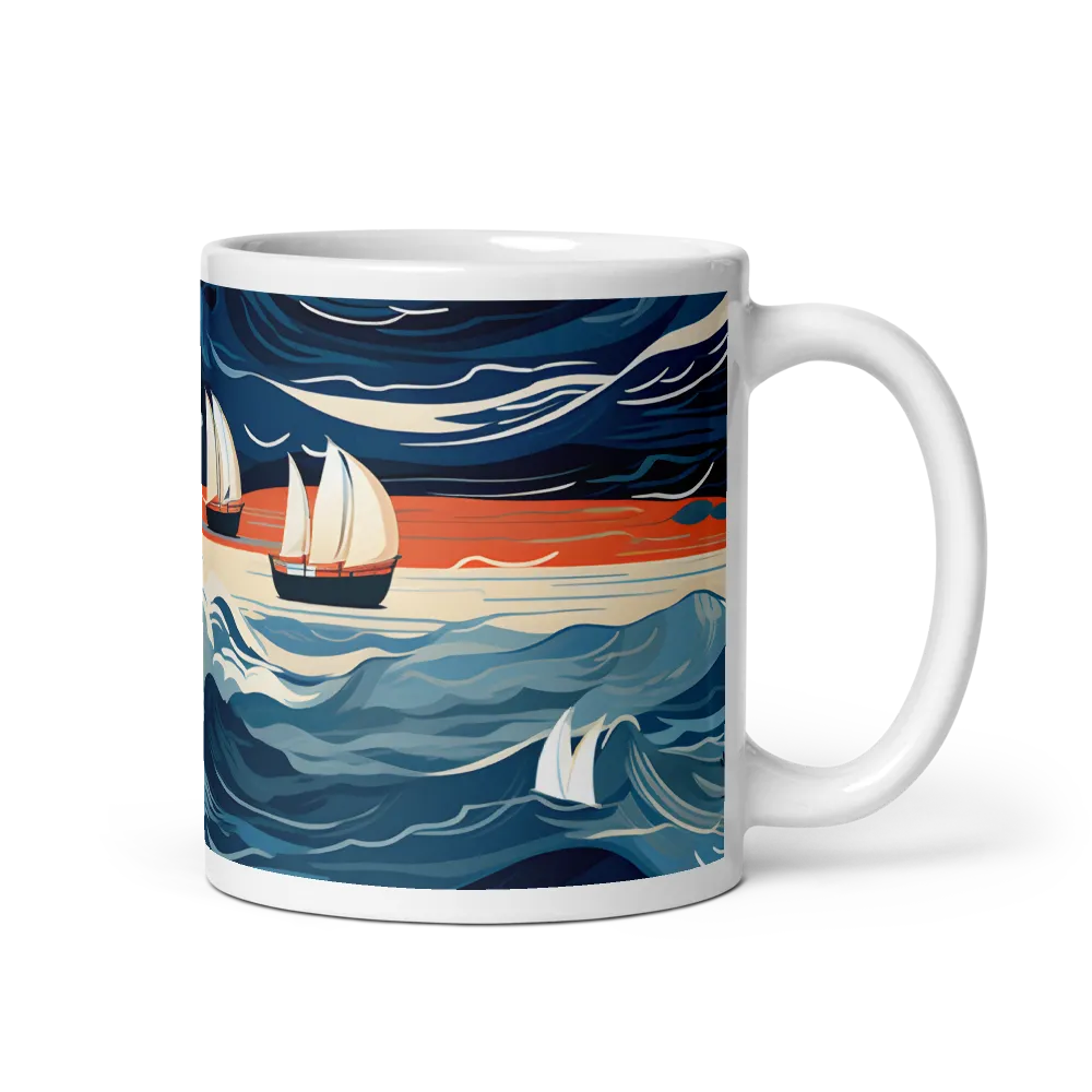 Ocean Whispers: A Voyage at Dusk