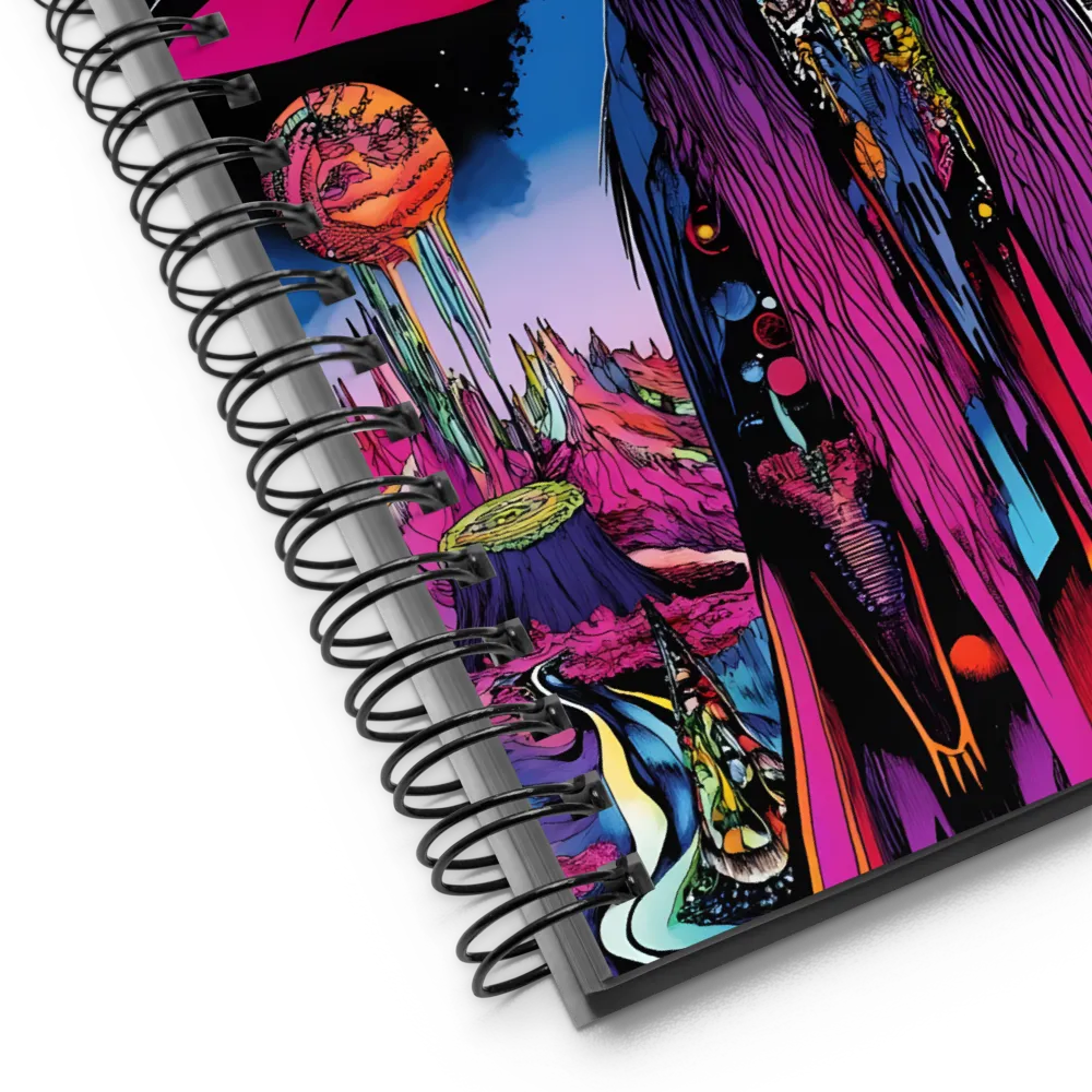 The Cosmic Wanderer 
 Spiral Notebook | 140 pages