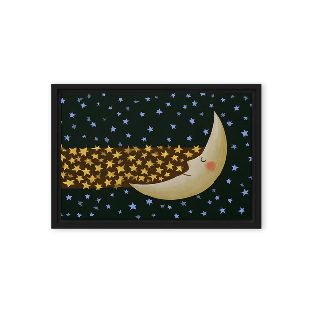 Sleeping Crescent Moon | Art Print