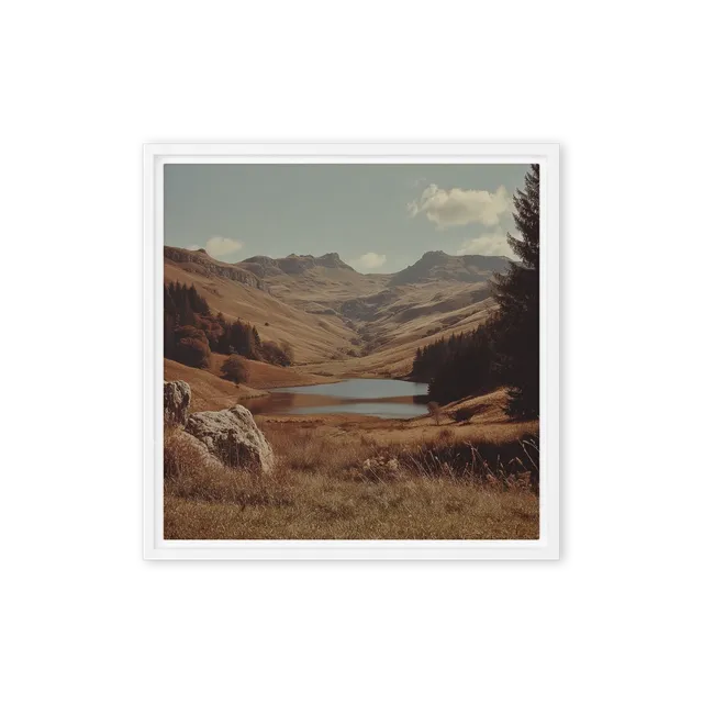 Valley Lake at Dusk | Art Print