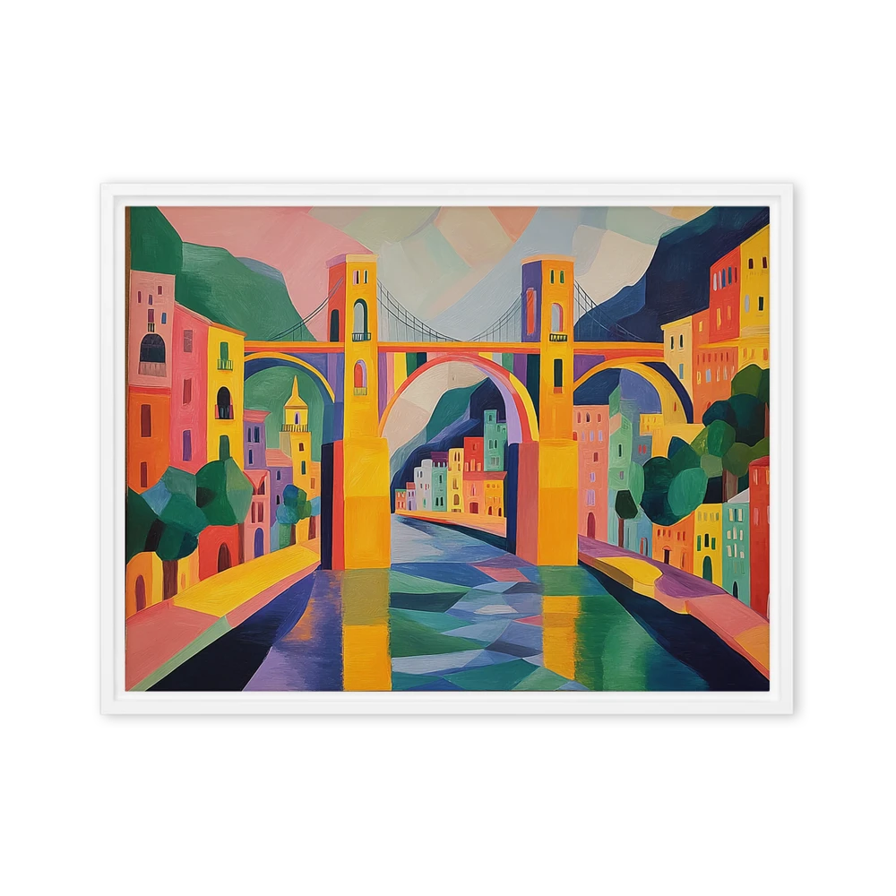 Rainbow Bridge Canal | Art Print