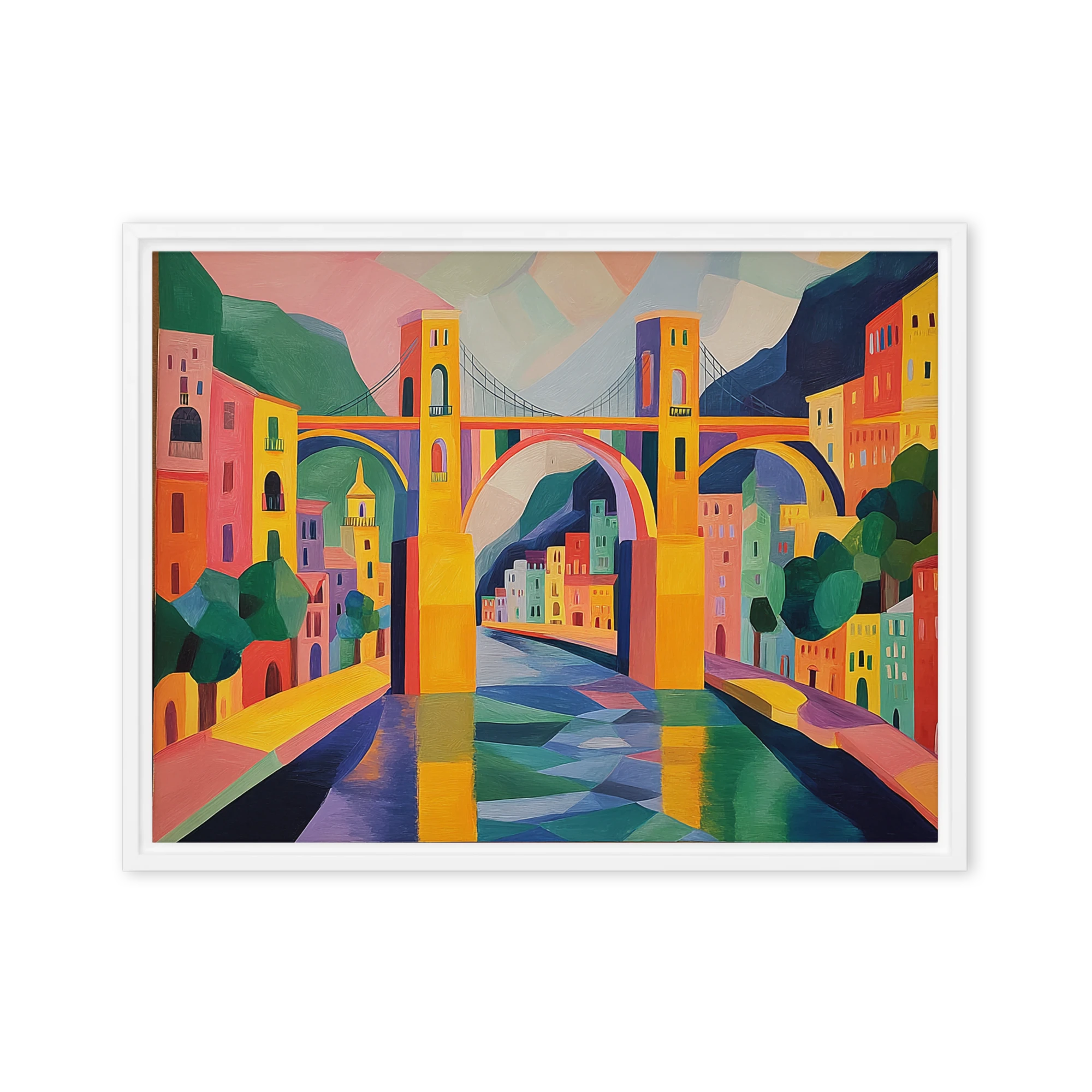 Rainbow Bridge Canal | Art Print