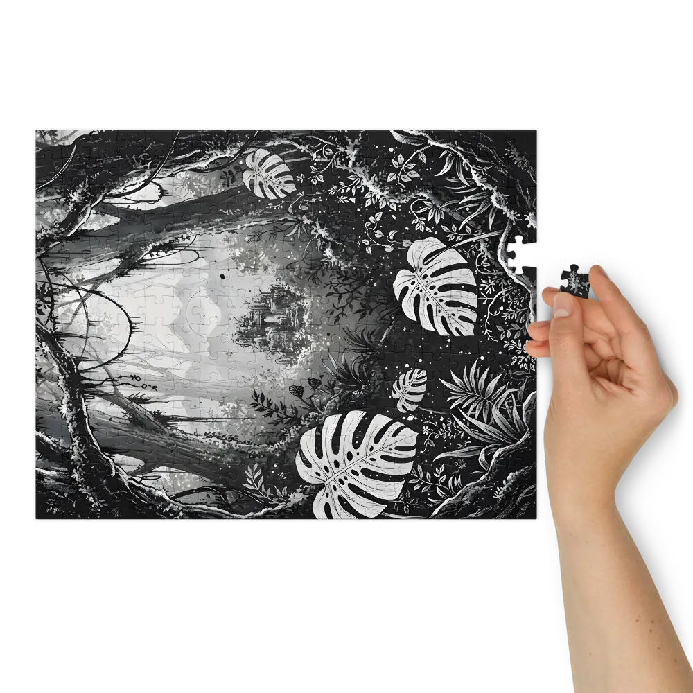 Moonlit Jungle Ruins | Jigsaw Puzzles