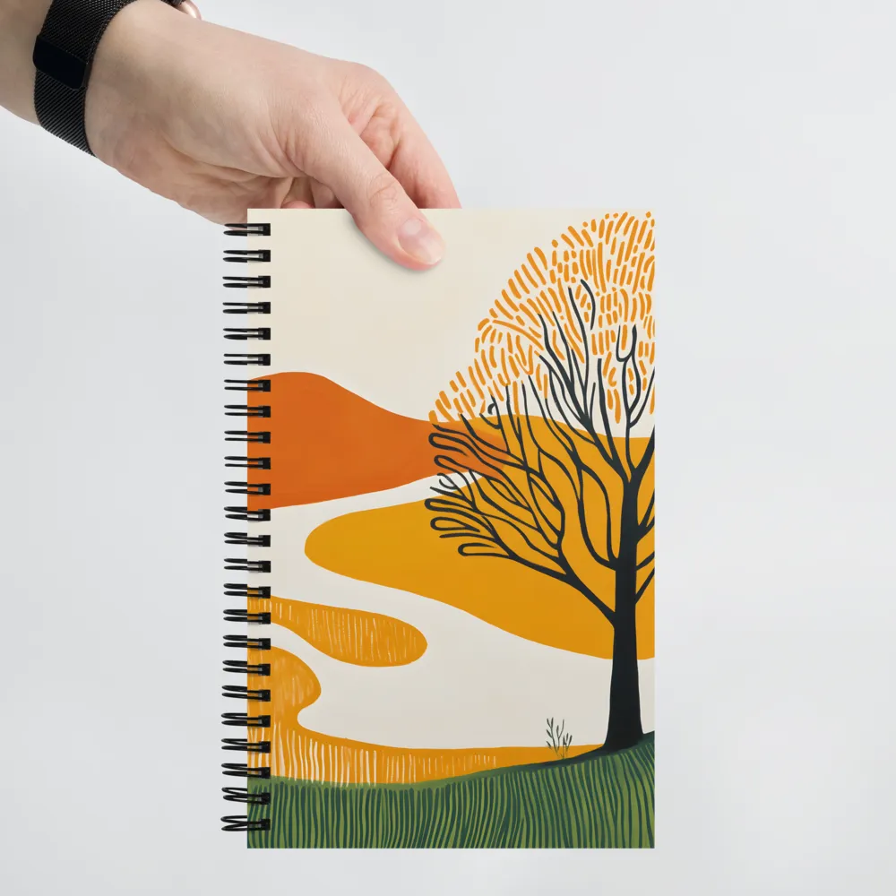 Autumn Grove Serenity 
 Spiral Notebook | 140 pages