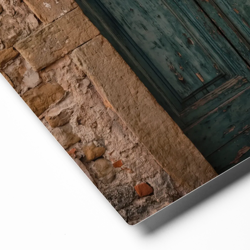 Weathered Door, Bougainvillea | Art Print