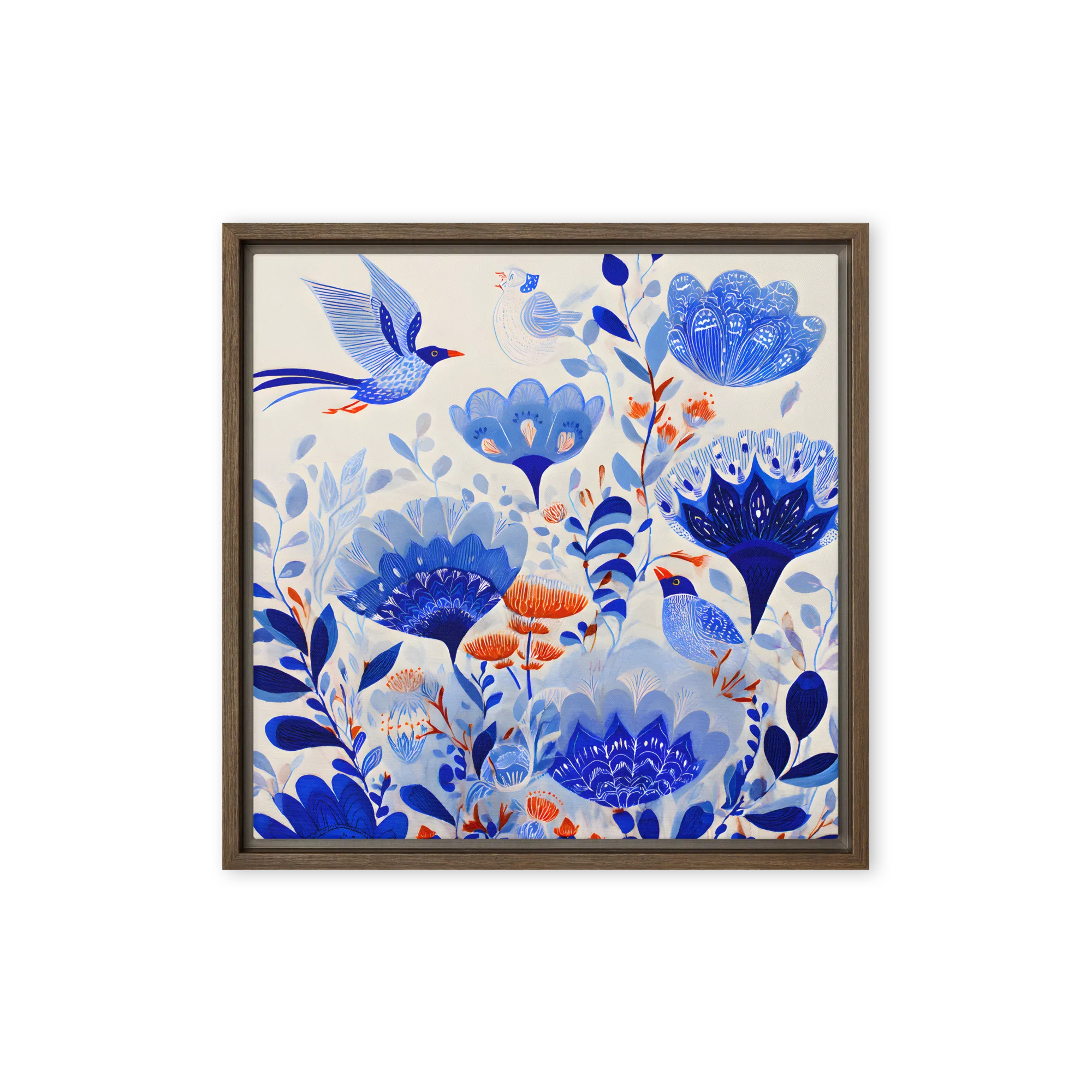 Whimsical Birds and Blooms