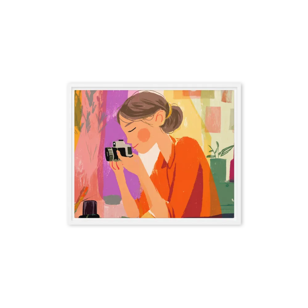 Through the Lens 
 Canvas with Black Frame