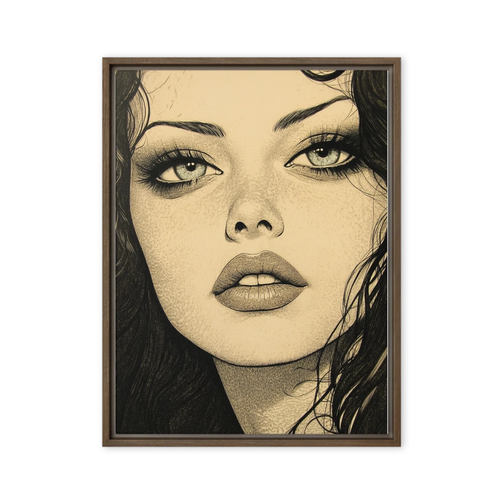 Illustrative Beauty Portrait | Art Print