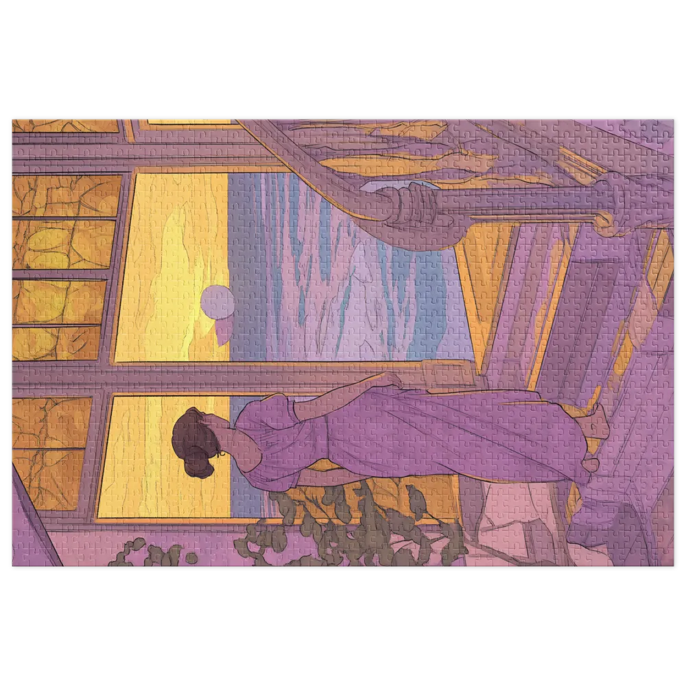 Twilight Reverie 
 Jigsaw Puzzle in Tin Box