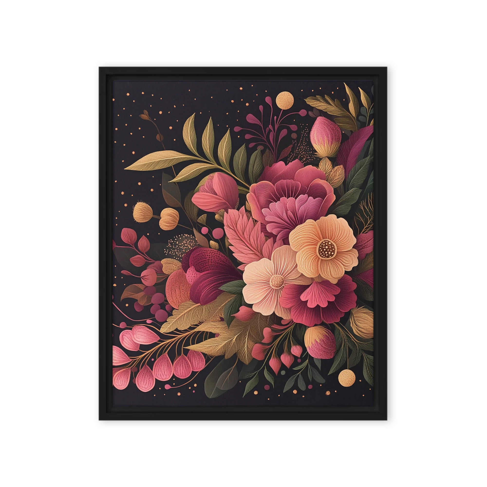 Gilded Botanical Symphony