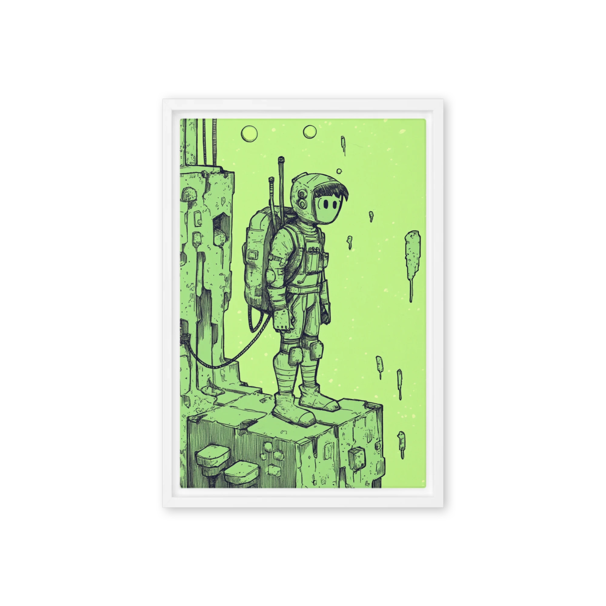 Surreal Astronaut Illustration