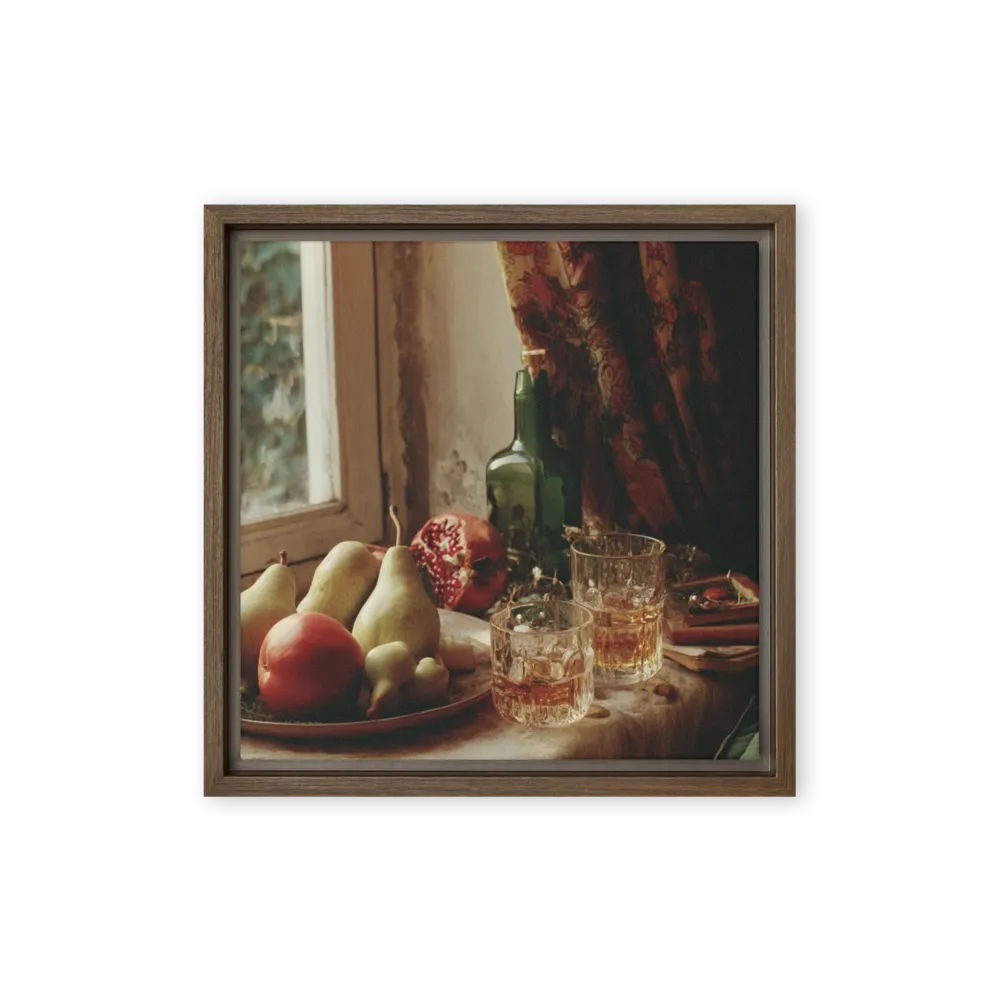 Still Life with Pears and Pomegranate | Art Print